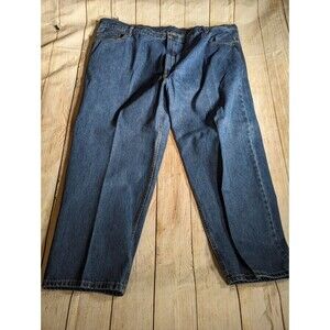 Levis 550 Jeans Mens 54 x 29 Relaxed Fit Blue Denim Straight Leg Pant (54x30)